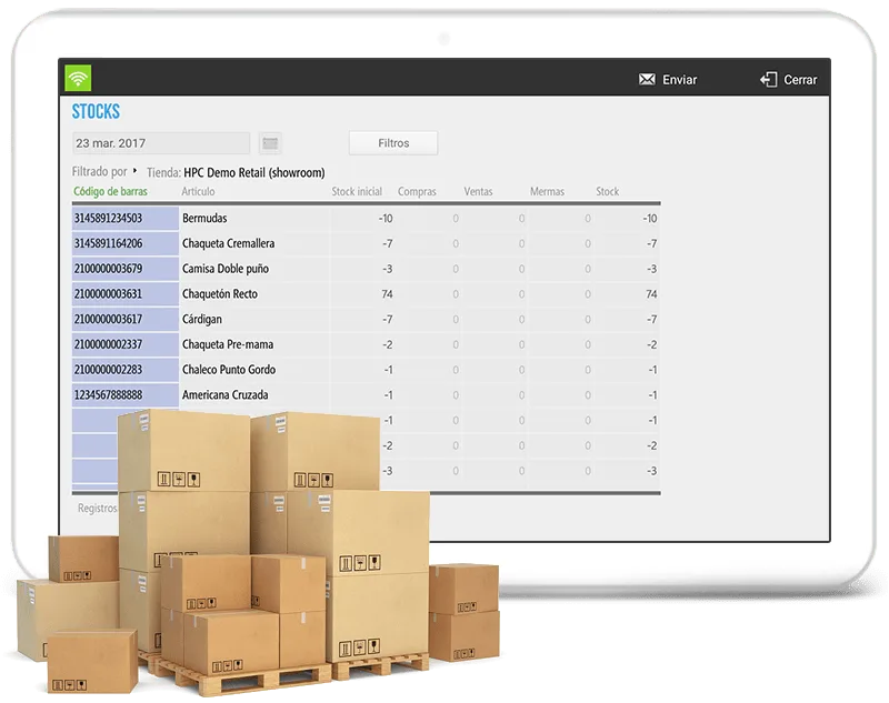 Gestiona tus stocks con HIOPOS. Soluciones escalables HIOPOS